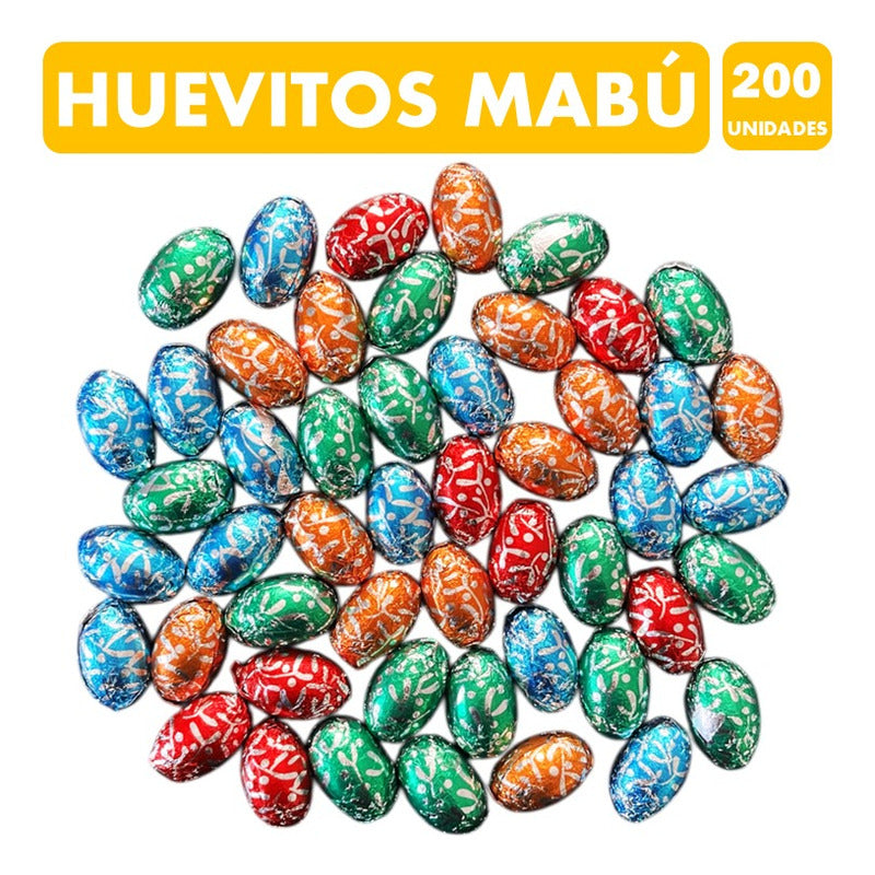 Huevitos De Pascua De Mabú (pack De 200 Huevos De Chocolate)