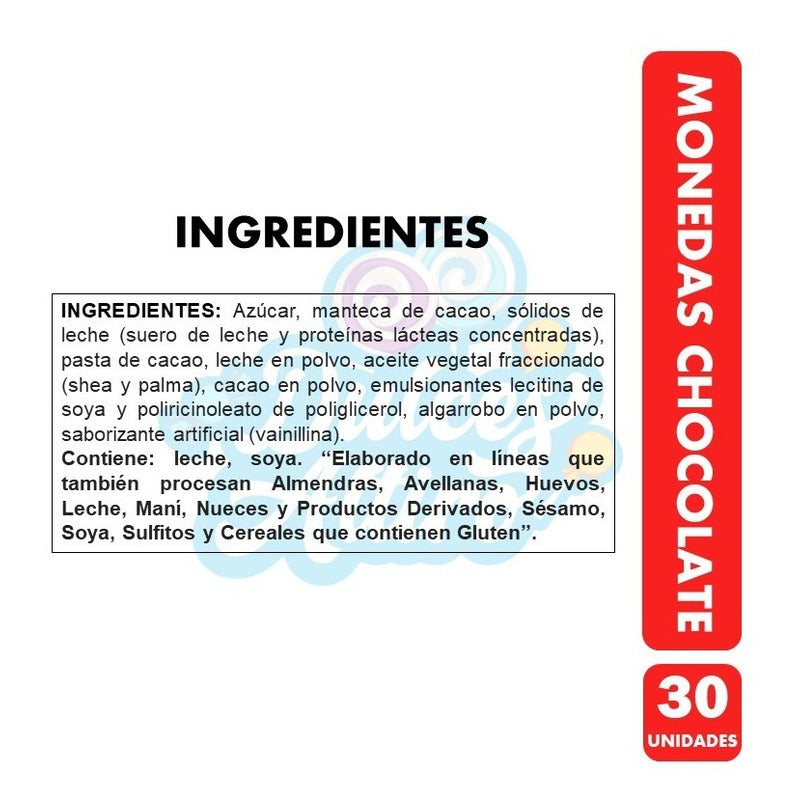 Monedas De Chocolate De Ambrosoli - (bolsa Con 30 Unidades).
