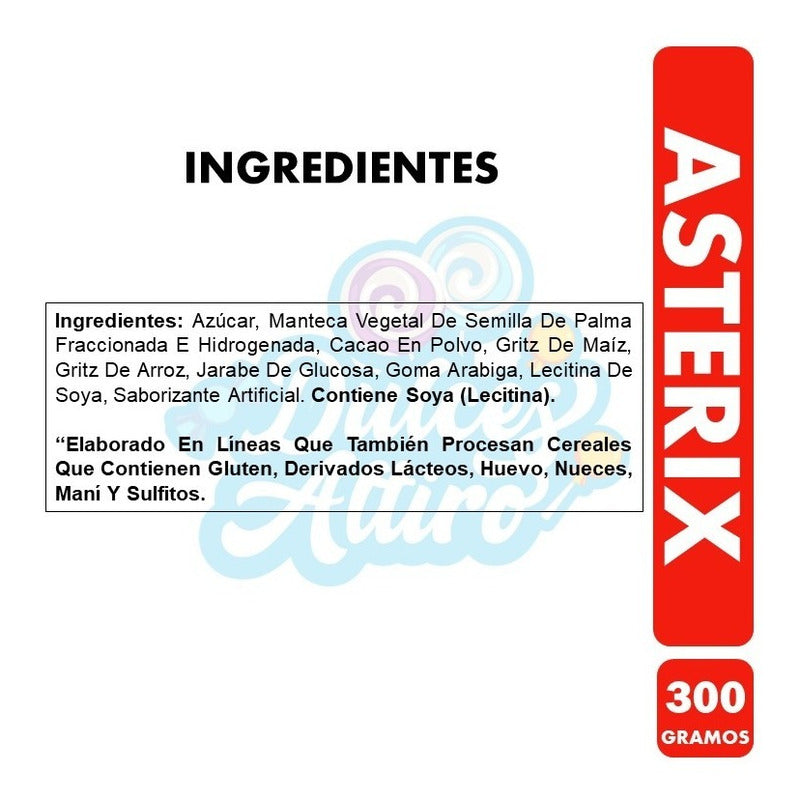 Asterix 300g (cereal De Maíz Con Cobertura Sabor Chocolate)
