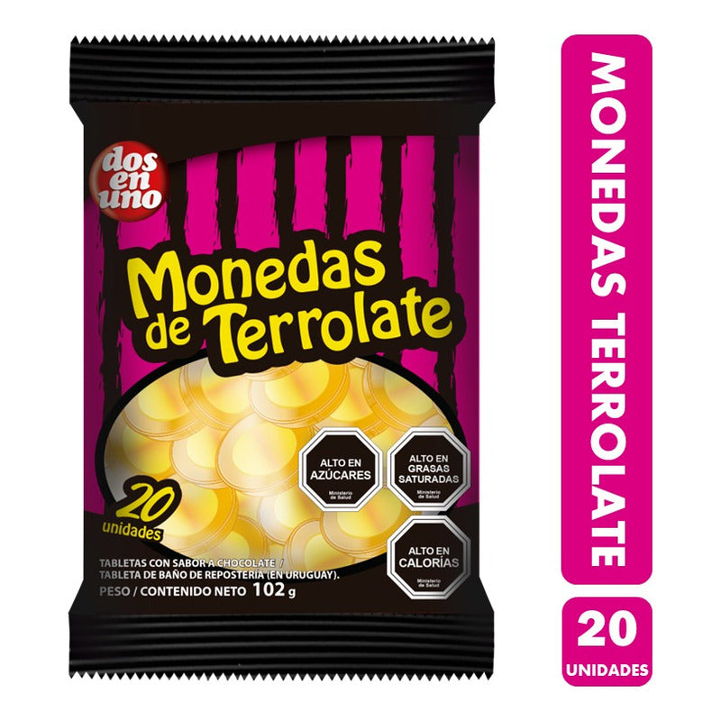 Chocolates Halloween - Monedas De Terrolate (bolsa De 20)