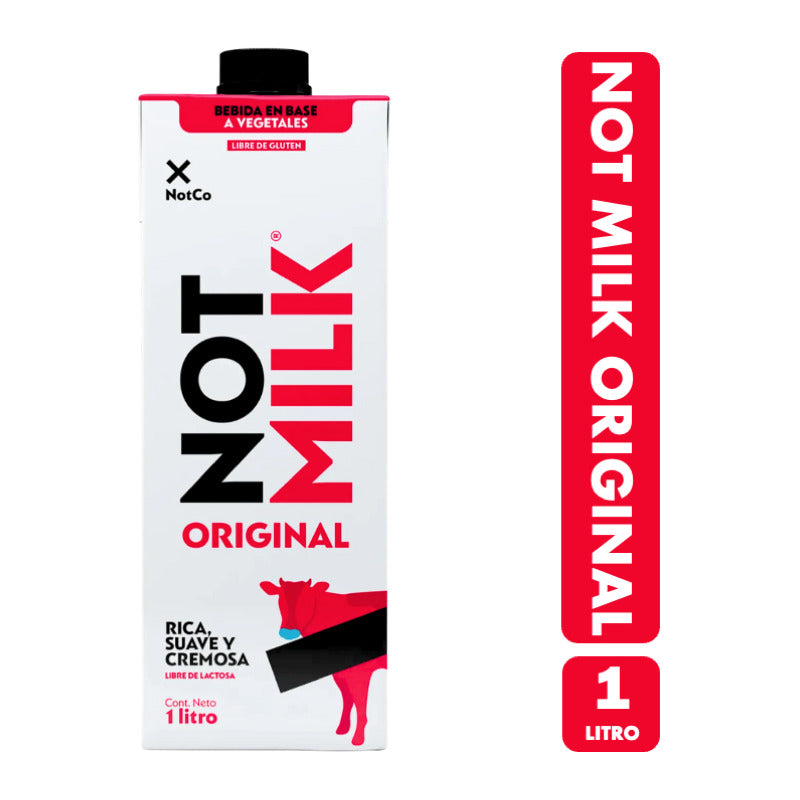 Not Milk Original Leche Sin Lactosa De 1 Litro Not Co Vegana