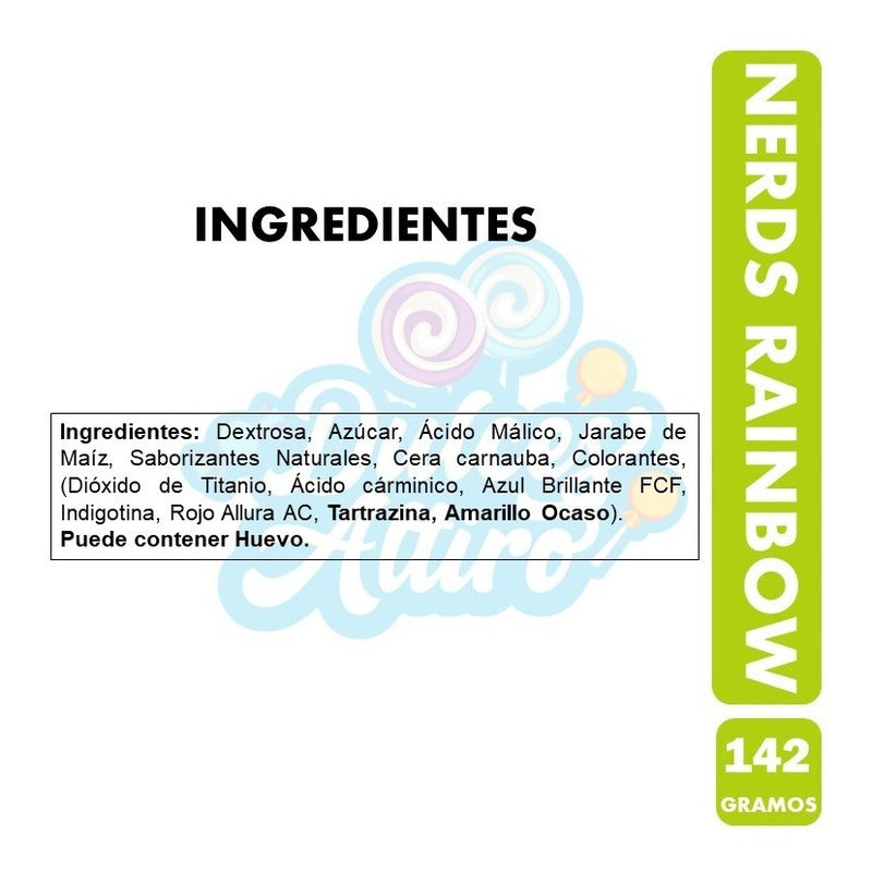 Nerds Rainbow - Sabores Surtidos (caja Con 142gr)
