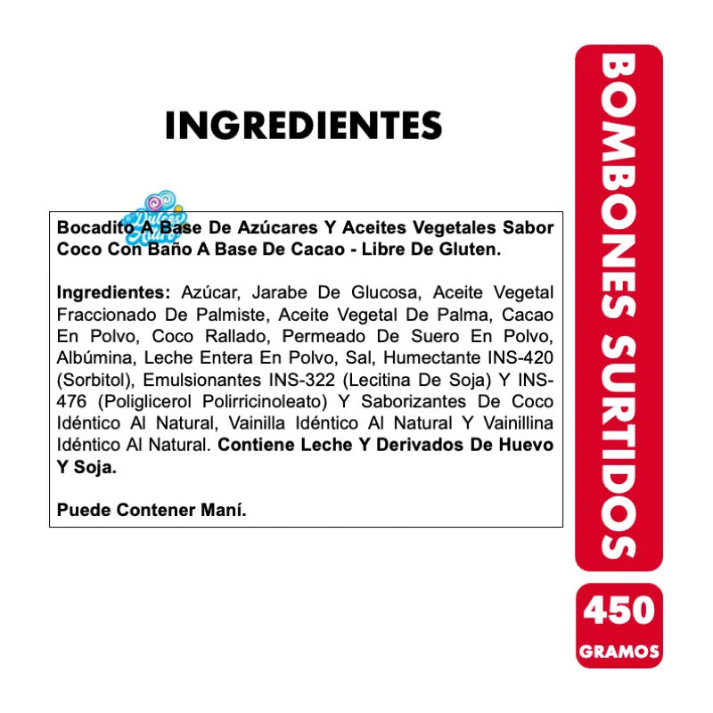 Bombones De Chocolate Sin Gluten Bel Sabores Surtidos