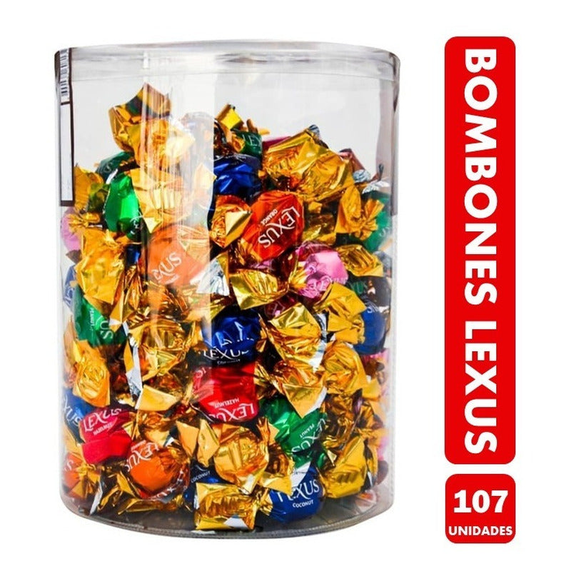 Bombones Lexus, Chocolate Relleno Sabores Surtidos (107 Uni)