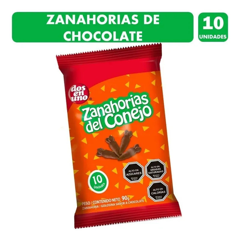 Especial Pascua - Zanahorias Del Conejo (bolsa Con 10 Uni)