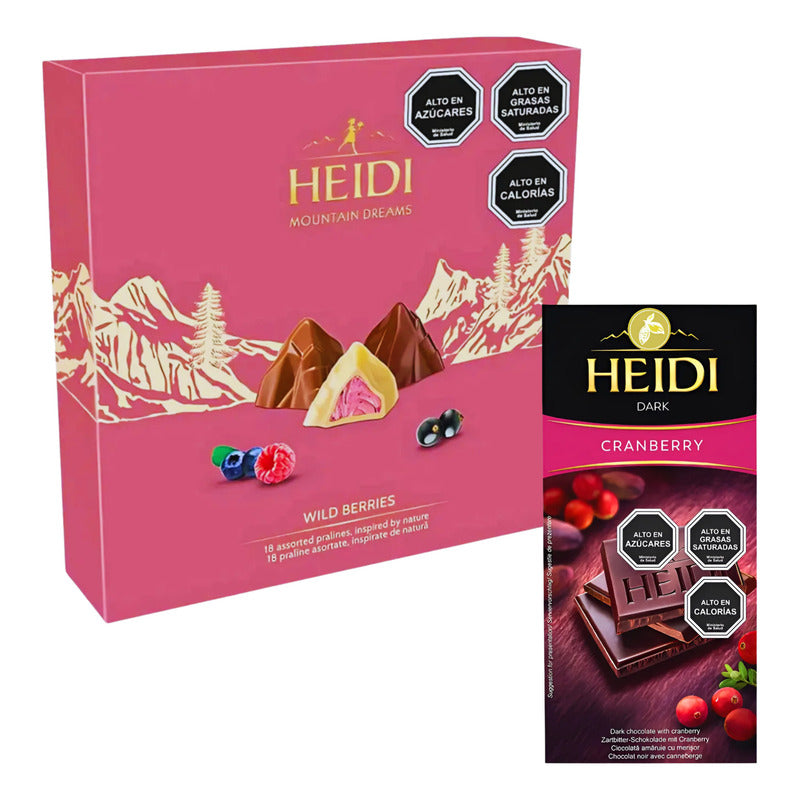 Especial Regalo -bombones Wild Berries Mas Barra Berry Dark