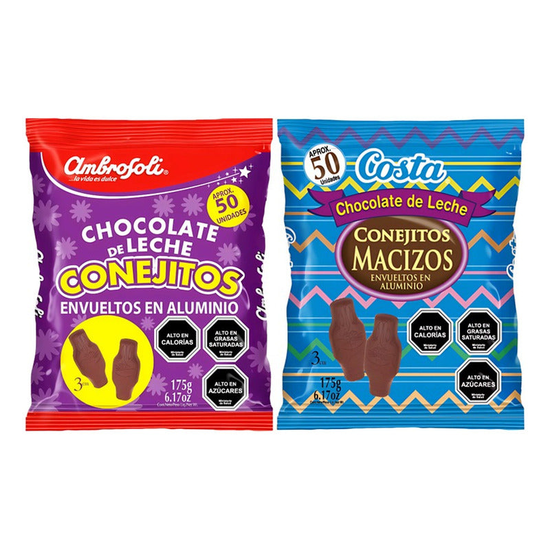Pack Pascua -bolsa De Conejitos Ambrosoli + Conejitos Costa