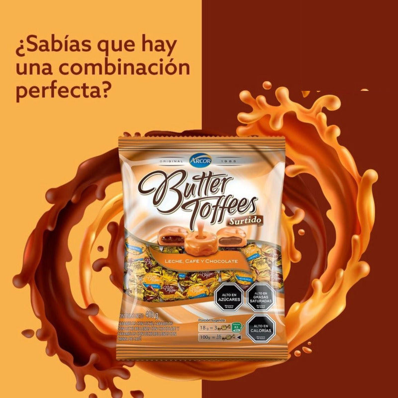 Caramelos Butter Toffes Surtido (bolsa Con 66 Unidades)