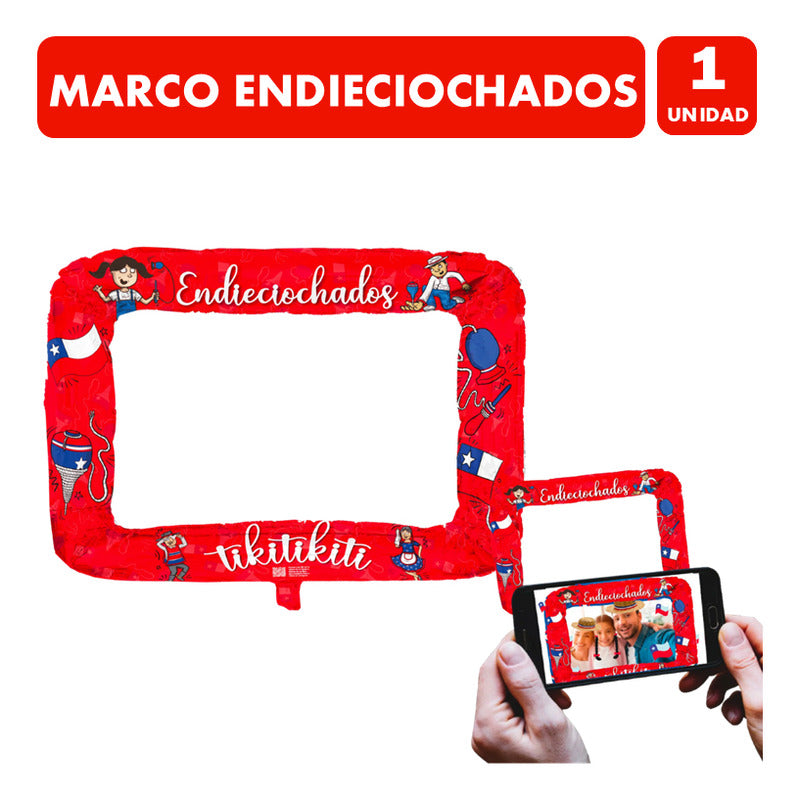 Marco Para Fotos Con Diseño De Fiestas Patrias (1 Unidad)
