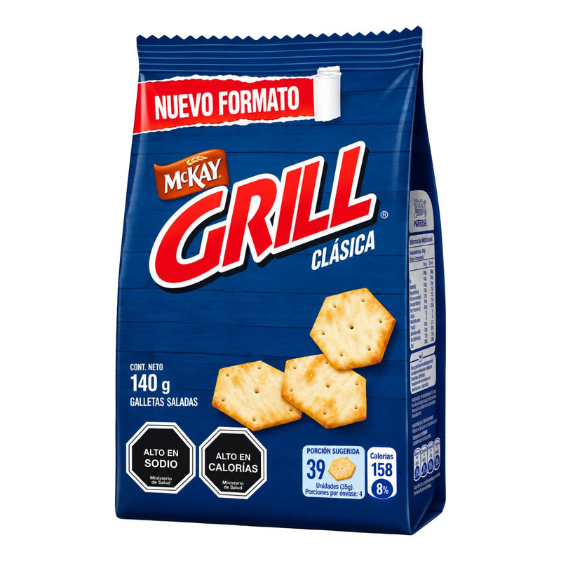 Galletas Grill Sabor Clásica De Mckay (140 Gramos)