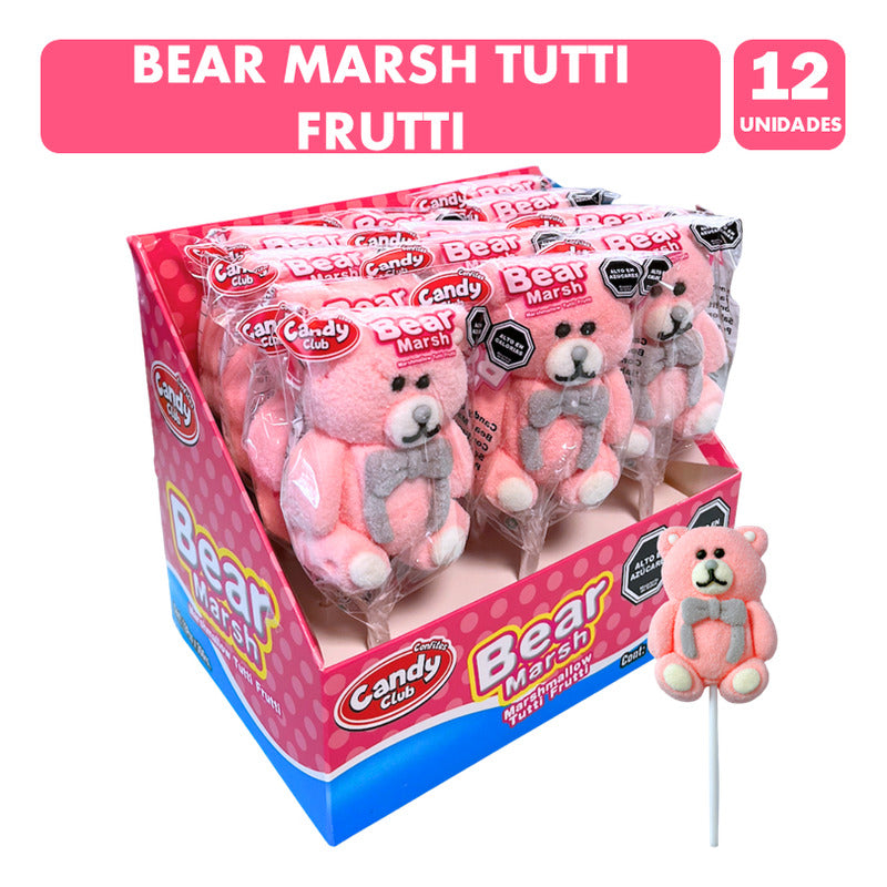 Marshmallows En Forma De Oso Sabor Tutti Frutti (12 Uni)