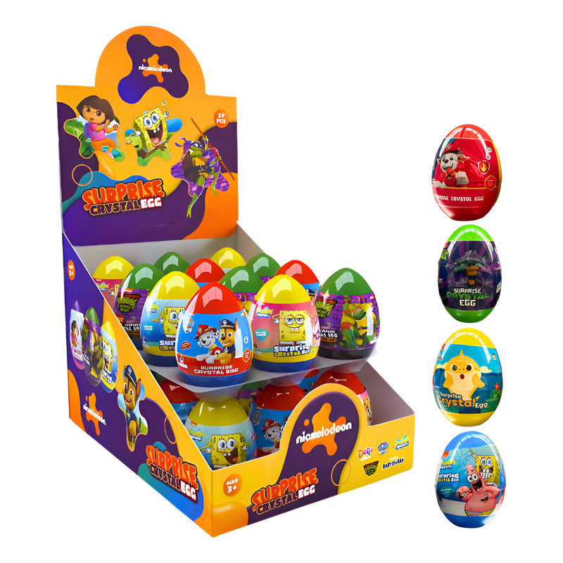 Huevos Sorpresas De Nickelodeon De 11cm Aprox (caja Con 24u)