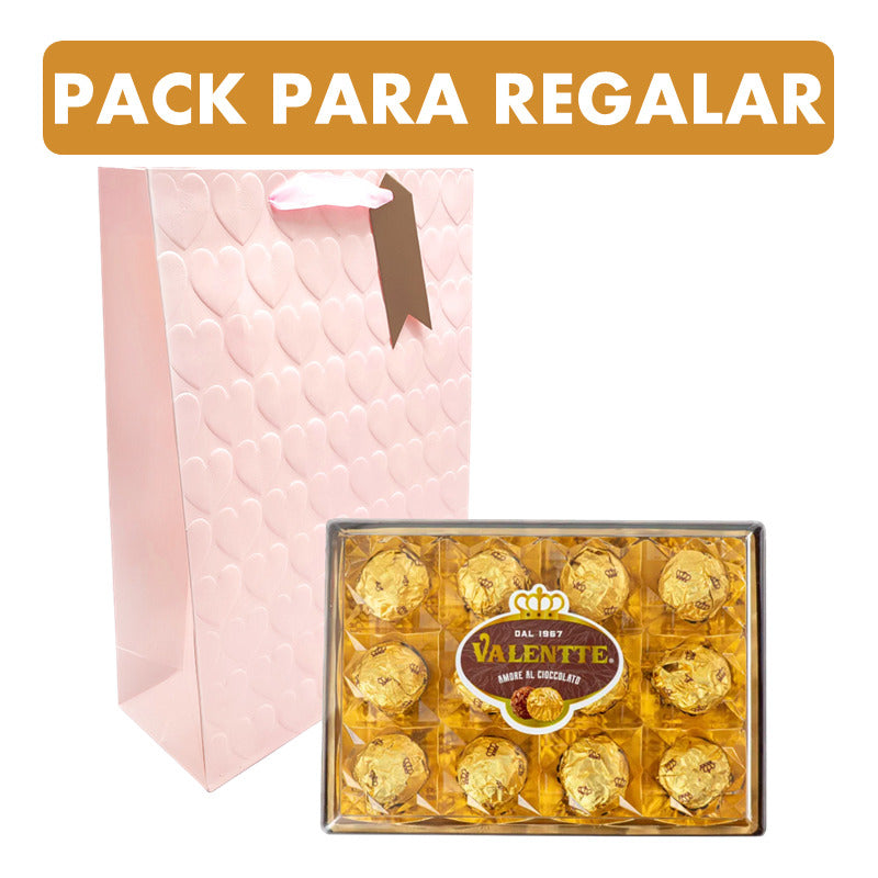 Bombones De Chocolate Valentte + Especial Bolsa De Regalo