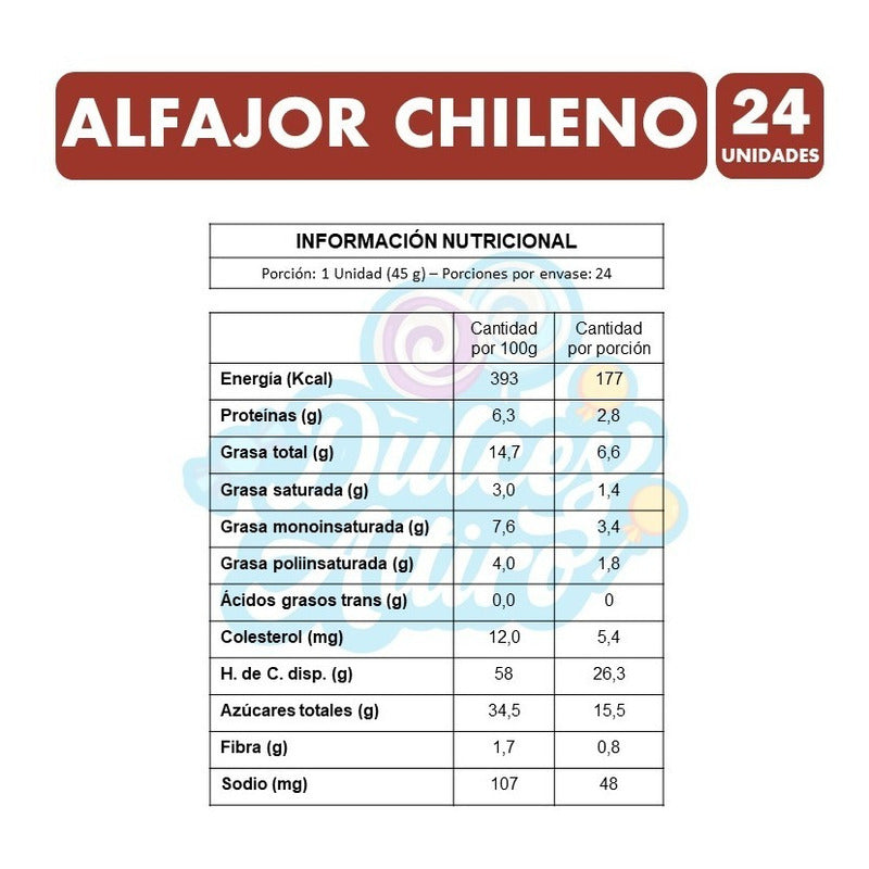 Alfajor Chileno Nutrabien X24