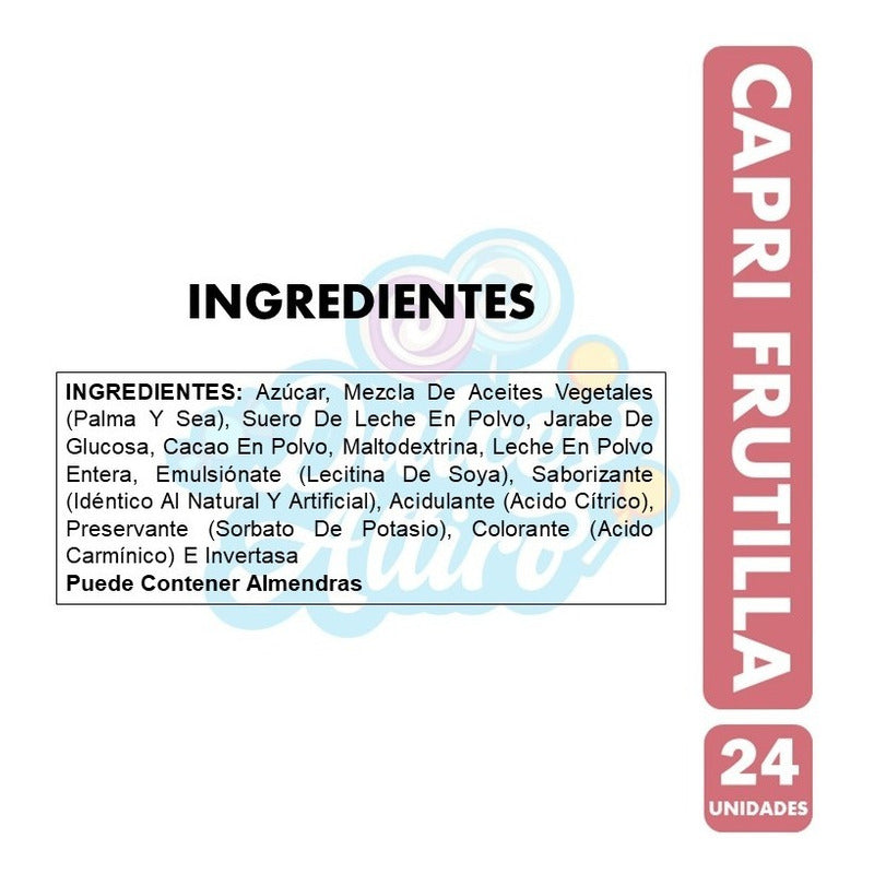Capri Sabor Frutilla De Nestle (caja Con 24 Unidades)