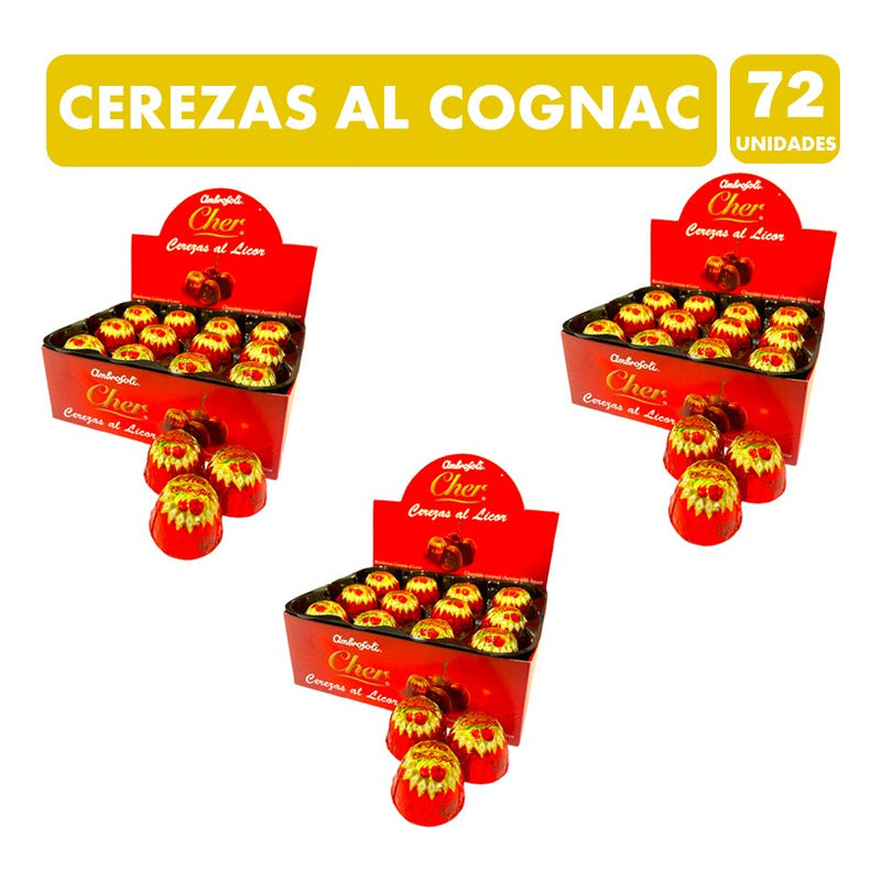 Cerezas Al Licor - Bombones De Ambrosoli (contiene 72 Uni)