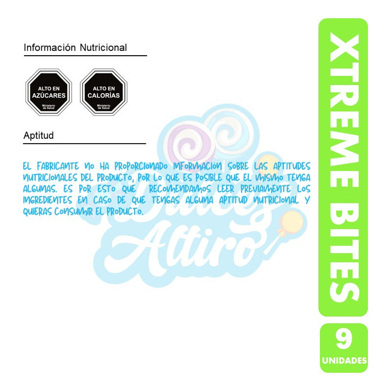 Gomitas Ácidas Chupa Chups Xtremes (pack De 9 Unidades)