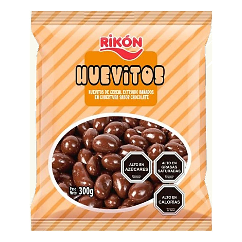 Huevitos Tipo Cholito De Chocolate -rikón (bolsa 300 Gramos)