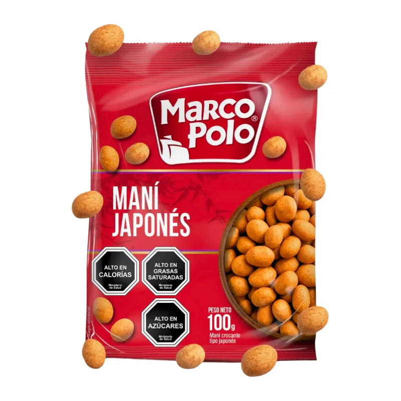 Maní Japonés De Marco Polo Para Compartir - Contiene 100 Gr