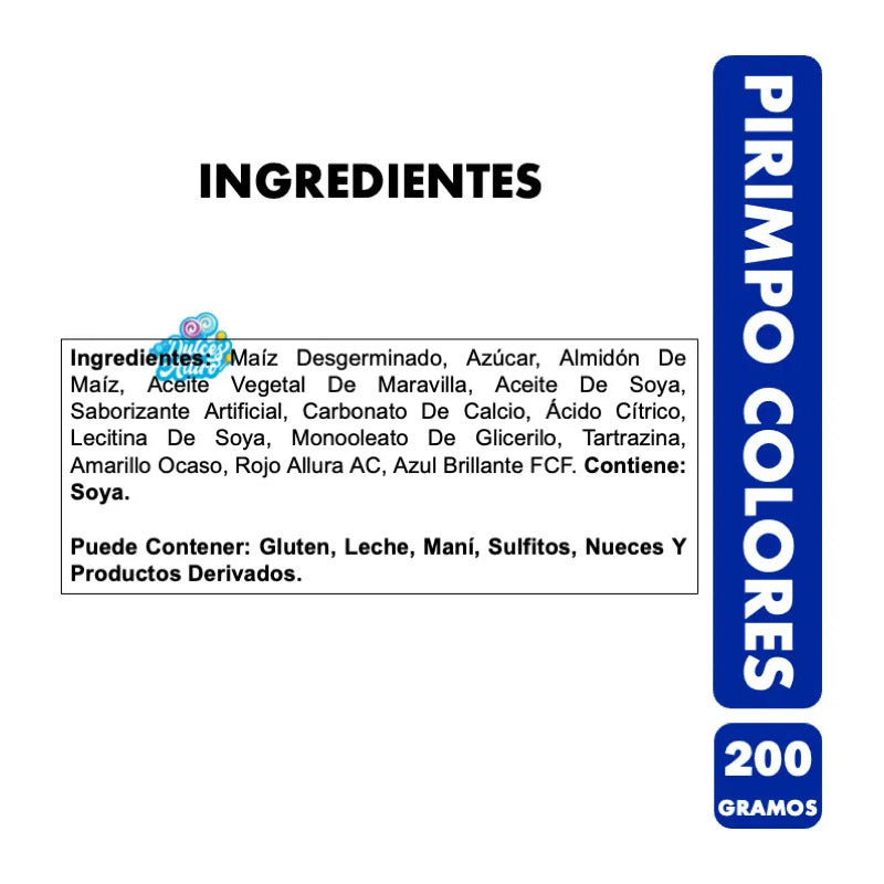 Sufles De Colores Pirimpo De Tim (contiene 200 Gr)