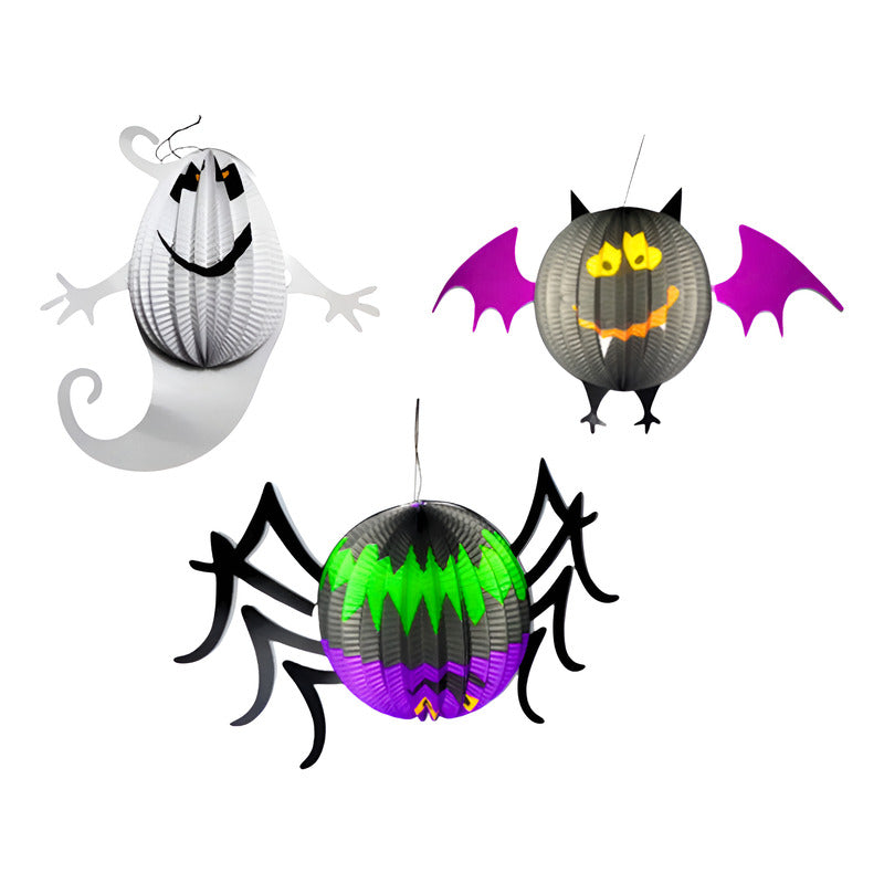 Guirnaldas Decoración Especial  Figuras Halloween 3 Un Negro