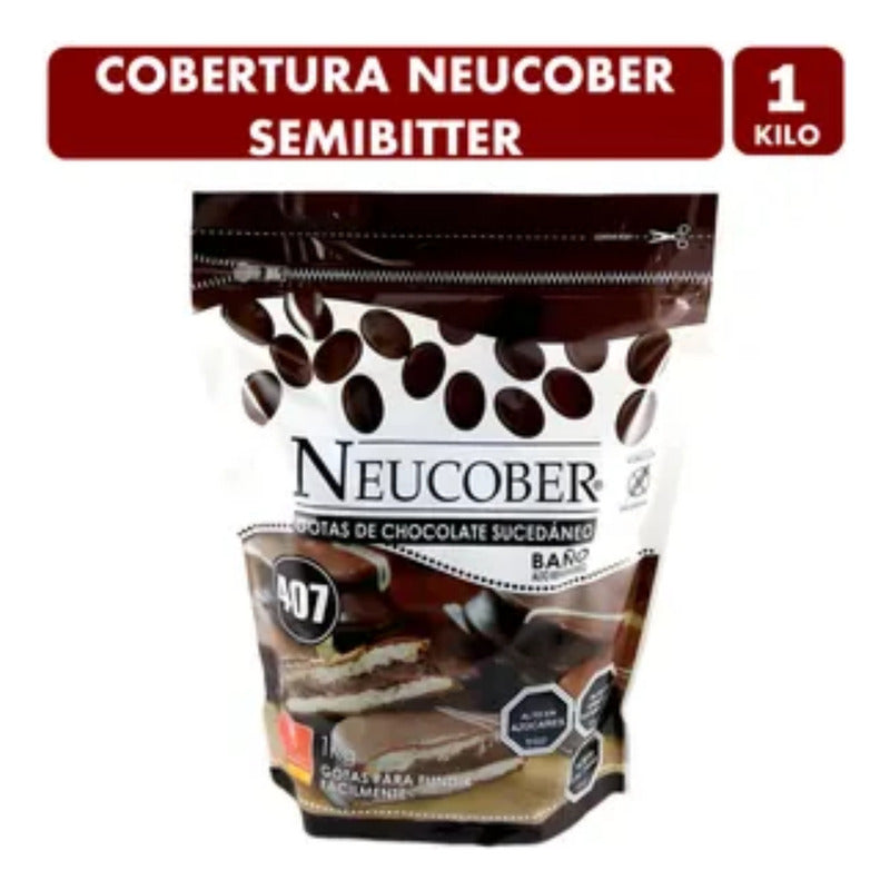Cobertura De Chocolate Semibitter - Neucober Vegano