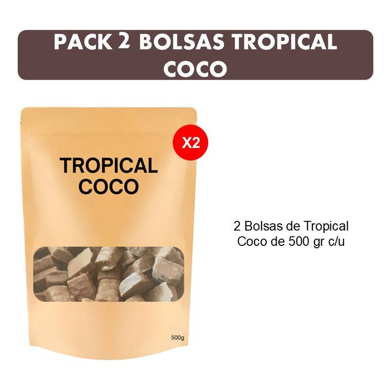 Tropical Coco Para Compartir En Familia (2 Bolsas De 500 Gr)
