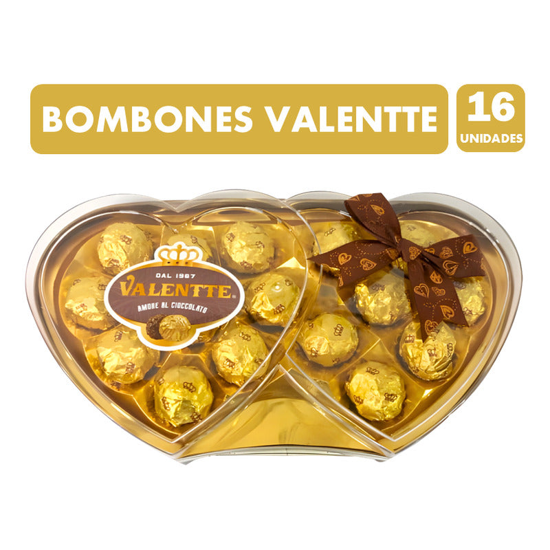 Bombones Valennte - Para Regalo En Forma De Corazones (16u)