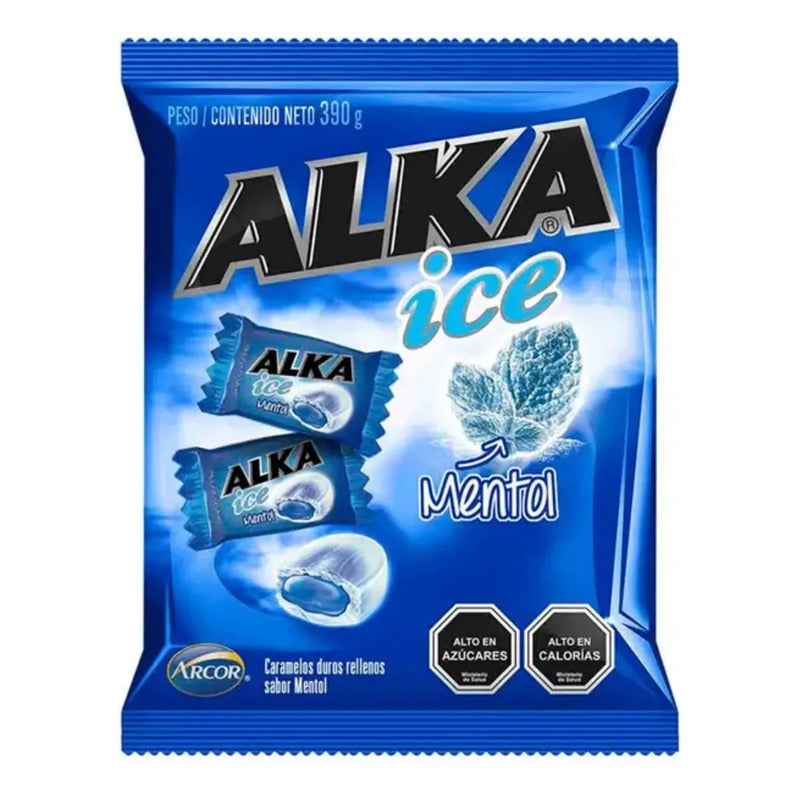 Alka Ice Caramelo Sabor Mentol (bolsa Con 100 Unidades)