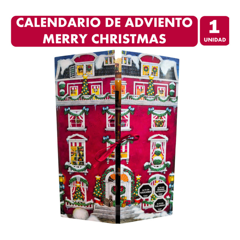 Calendario Adviento Diseño Casa - 24 Días Para Navidad