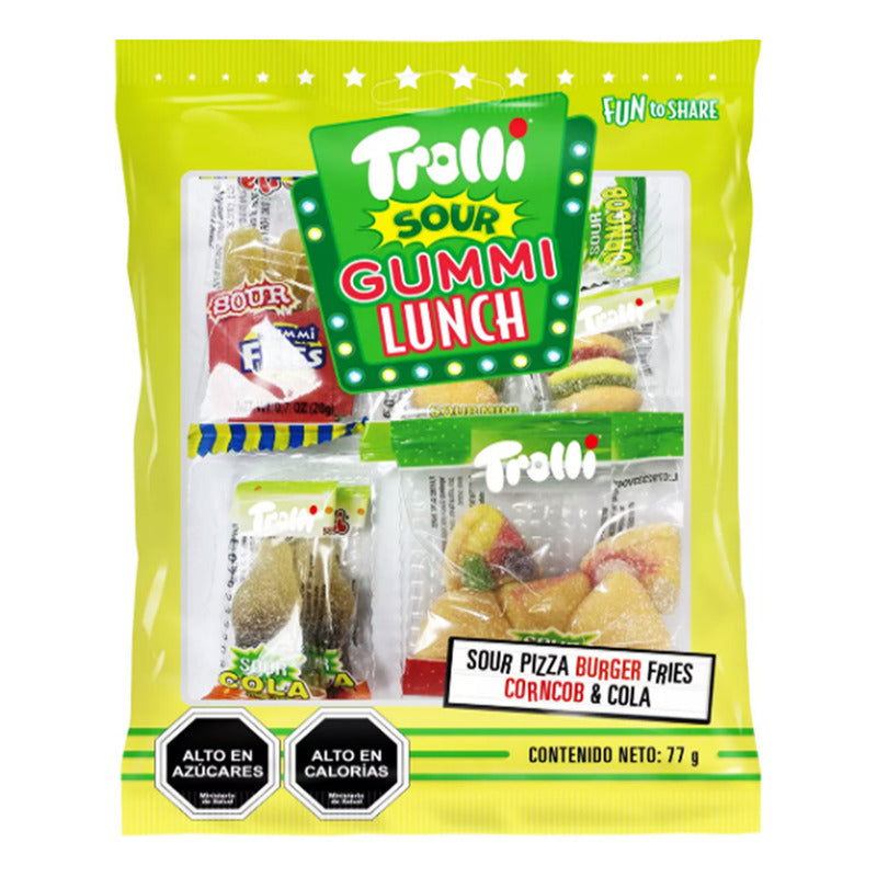 Gomitas Trolli Sour Con Forma De Comida - (bolsa 7 Unidades)