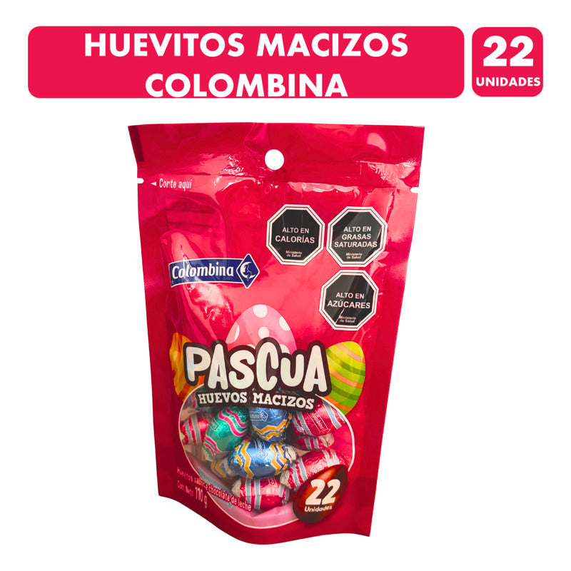 Huevitos De Chocolate Colombina (bolsa Con 22 Unidades)