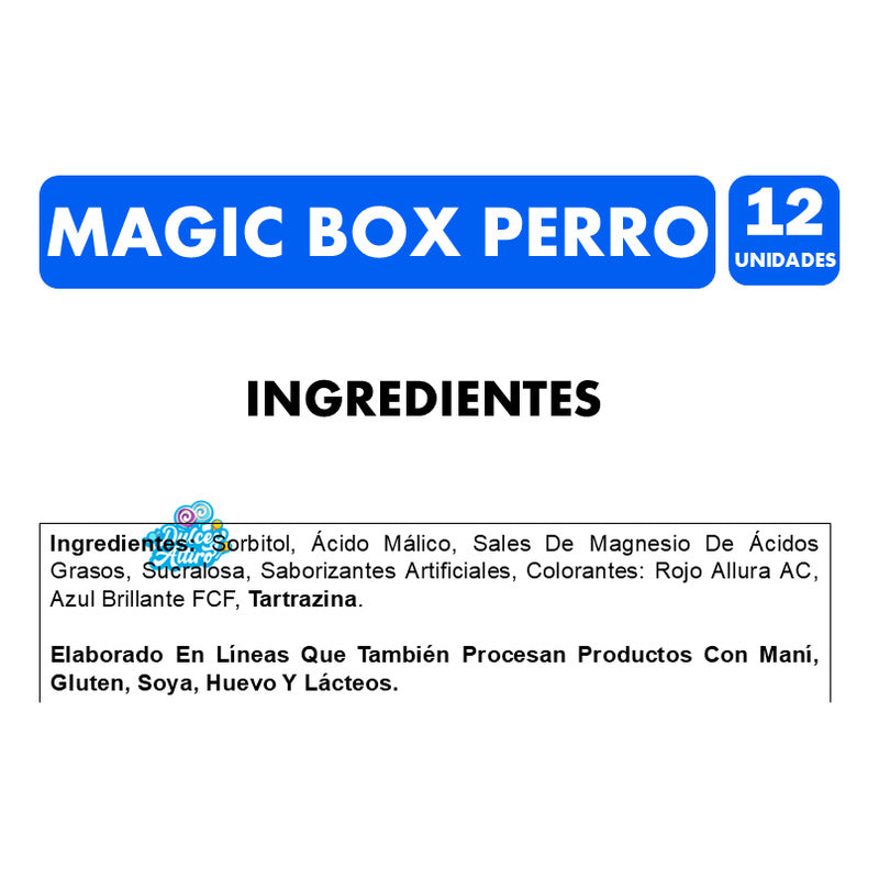 Juguetes Sorpresa Cumpleaños - Caja De 12 Perritos Y Dulces