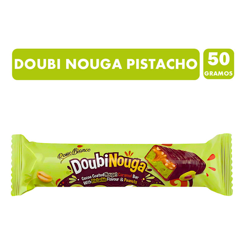 Chocolate Sabor Pistacho Con Caramelo Y Nueces (50 Gr)