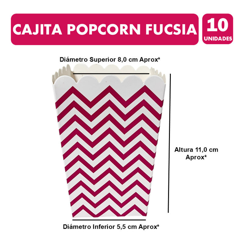 Pack Cumpleaños Fucsia -adornos Accesorios Decoración Fiesta