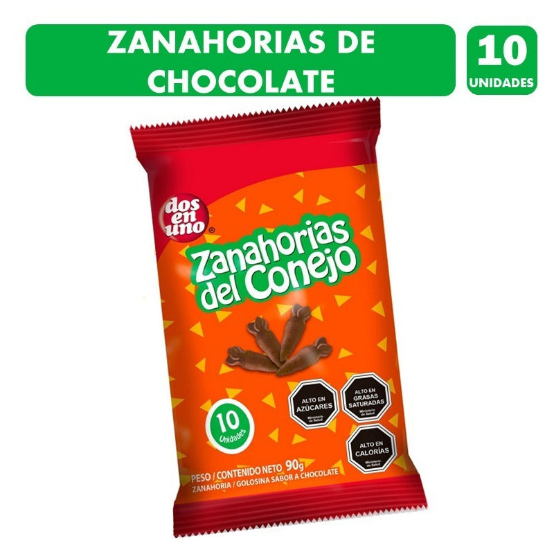 Zanahorias Del Conejo - Chocolate Dos En Uno (bolsa Con 10u)