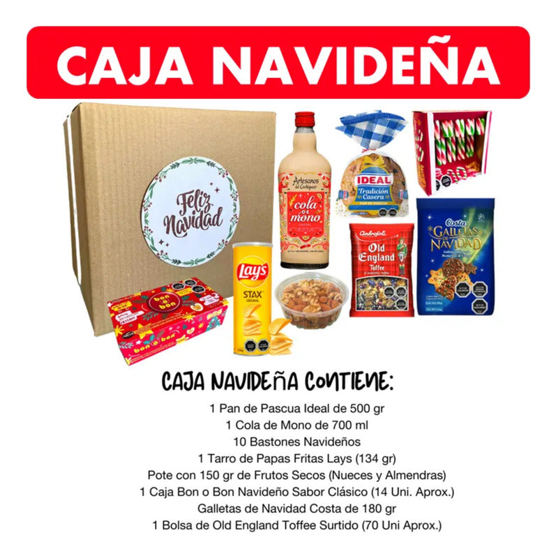 Caja Navideña Para Regalar - Especial Para Trabajadores