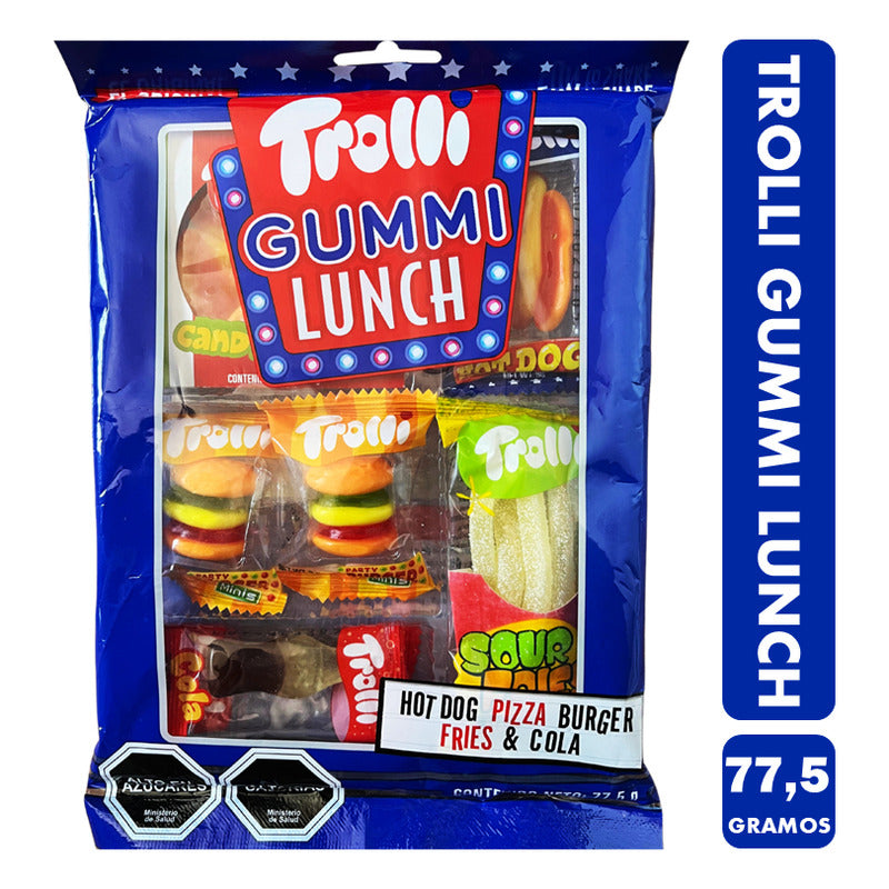 Gomitas Trolli Con Forma De Comida - Lunch Bag (bolsa 7 Uni)