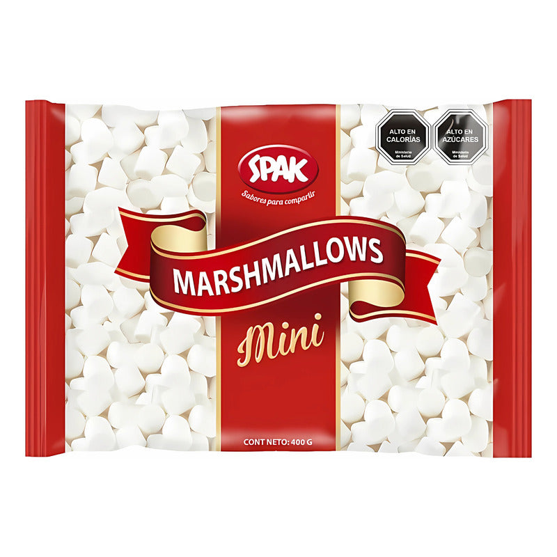 Mini Marshmallow Blancos Spak - Bolsa Conveniente De 400gr