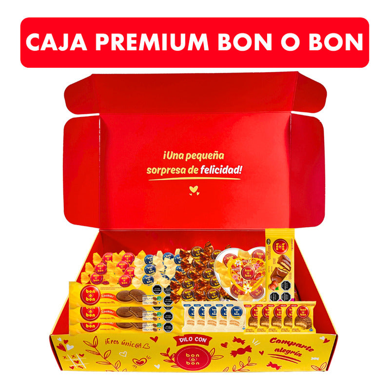 Caja Para Regalo Con Productos Bon O Bon - Edición Limitada