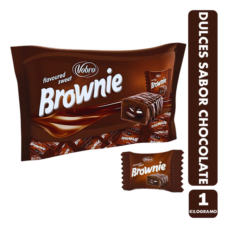 Dulces Chocolate Sabor Brownie De Vobro (bolsa De 1kg)