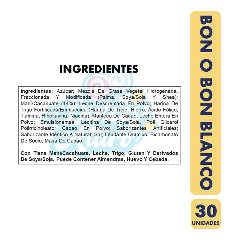 Bon O Bon Blanco - Bombones De Arcor (caja Con 30 Uni)