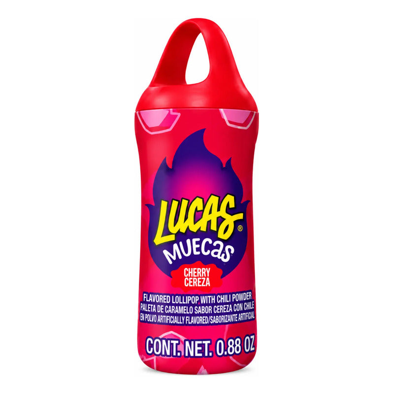 Lucas Muecas Cherry Cereza - Paleta De Caramelo Mexicano