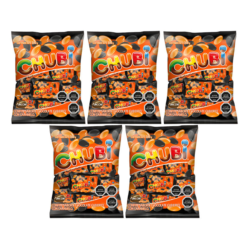 Dulces Para Halloween - Chubi Terrorífico (pack 5 Unidades)