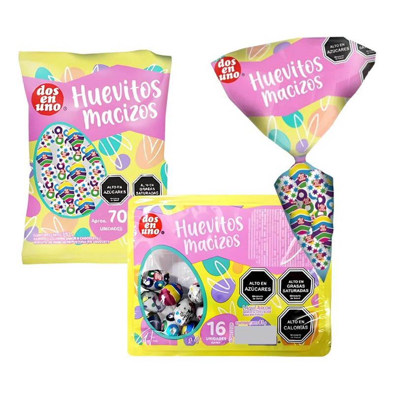 Pack Huevitos De Pascua + Bolsa Zanahoria Dos En Uno