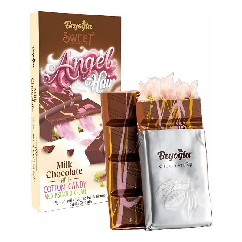 Tableta Dubai Viral Chocolate Angel Hair Pelo Angel (100 Gr)