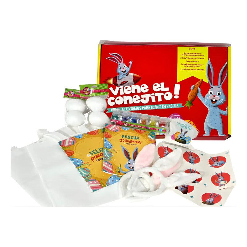 Kit De Manualidades Conejito De Pascua - (pack 2 Niños)