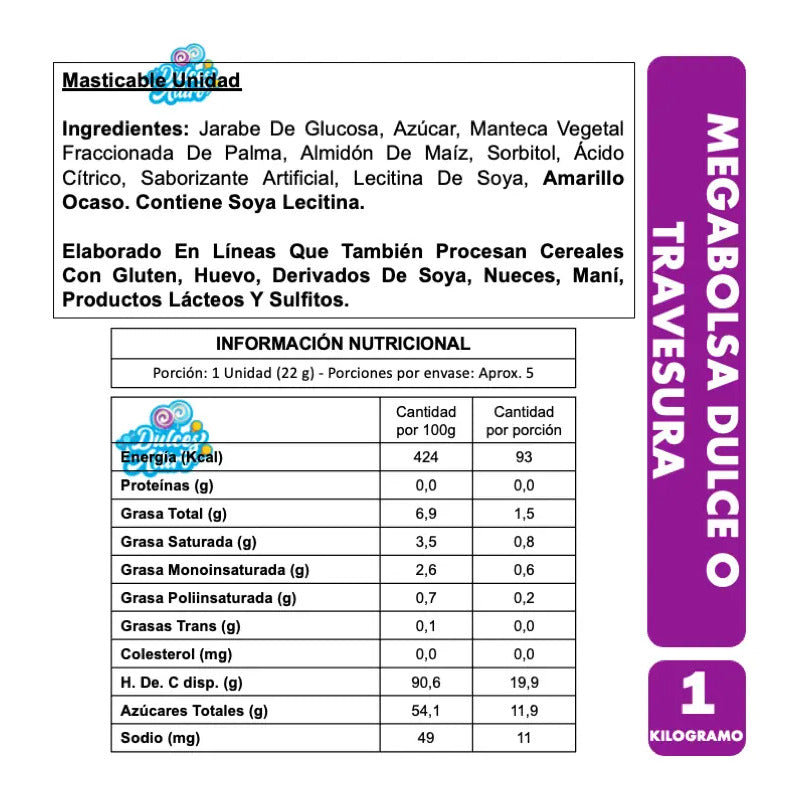 Dulces Para Halloween - Piñata Dulce O Travesura (1 Kg)