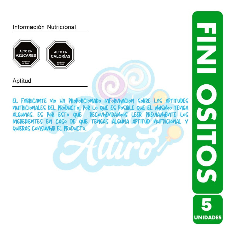 Gomitas Fini Ositos Sabores Surtidos (pack De 5 Unidades)