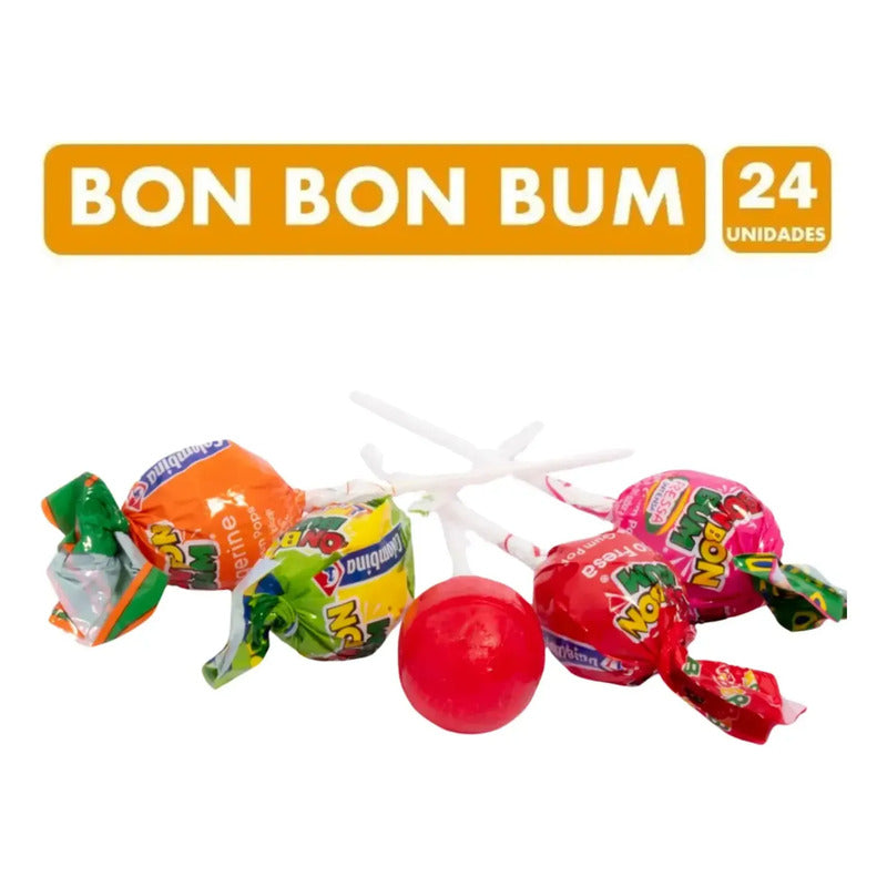 Coyac Bon Bon Bum Sabores Surtidos - Colombina (24 Unidades)